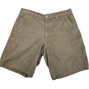 Mountain Khakis Womens Cotton Shorts‎ 10 35x10 Khaki Relaxed Fit Casual Gorpcore